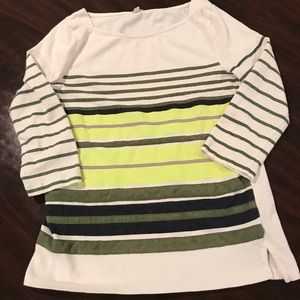 NWOT J Crew Striped Long Sleeve Shirt